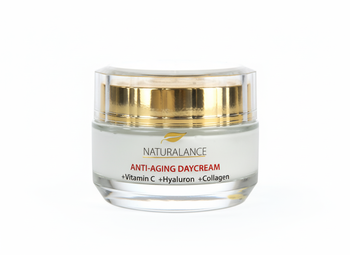 Naturalance Anti-Aging Daycream – Mit Vitamin C, Hyaluron &amp; Collagen