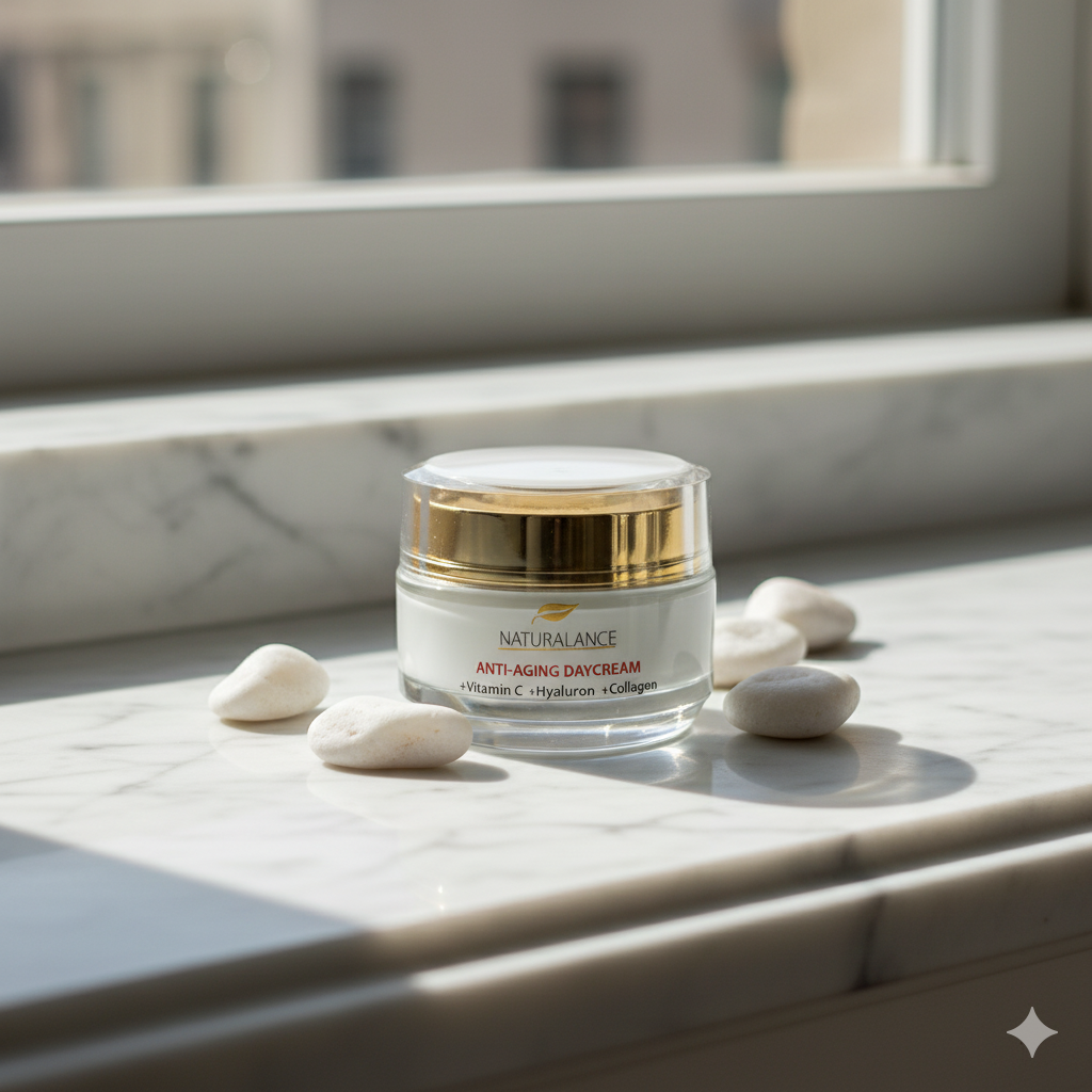 Naturalance Anti-Aging Daycream – Mit Vitamin C, Hyaluron &amp; Collagen