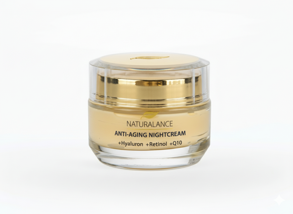 Naturalance Anti-Aging Nightcream – Mit Hyaluron, Retinol &amp; Q10