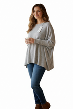 Glitzer Oversize Pulli