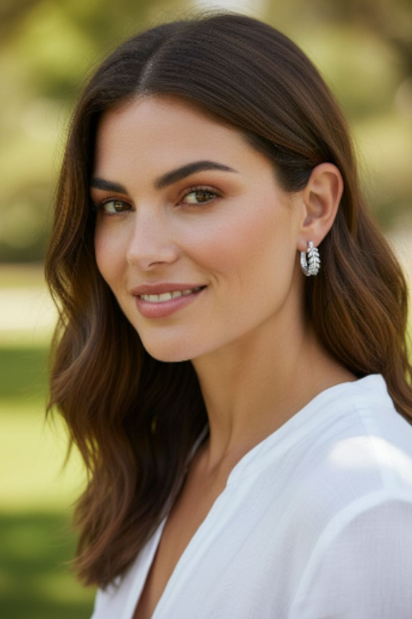 Süße Blätter Creolen