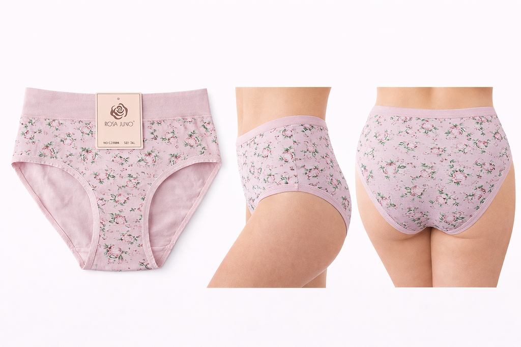 Blümchen Unterhose 6er Set