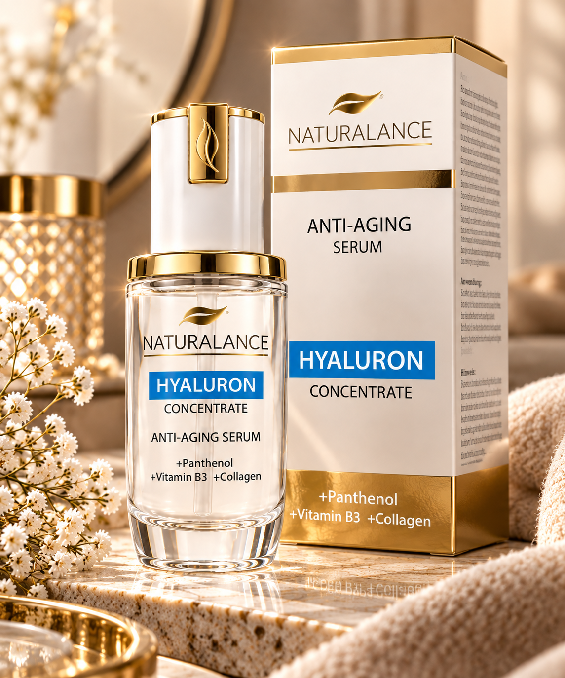 Naturalance Hyaluron Concentrate Anti-Aging Serum – 40 ml