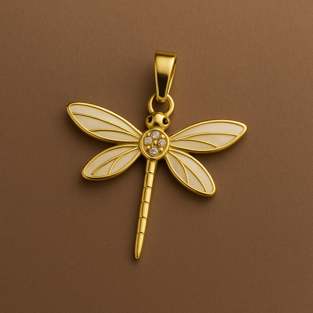 Anhänger Libelle Gold