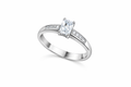 Silber Ring Glitzer Stein Nr9