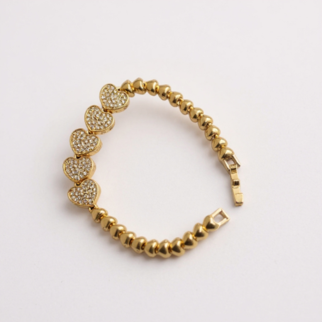 Gold Herz Armband