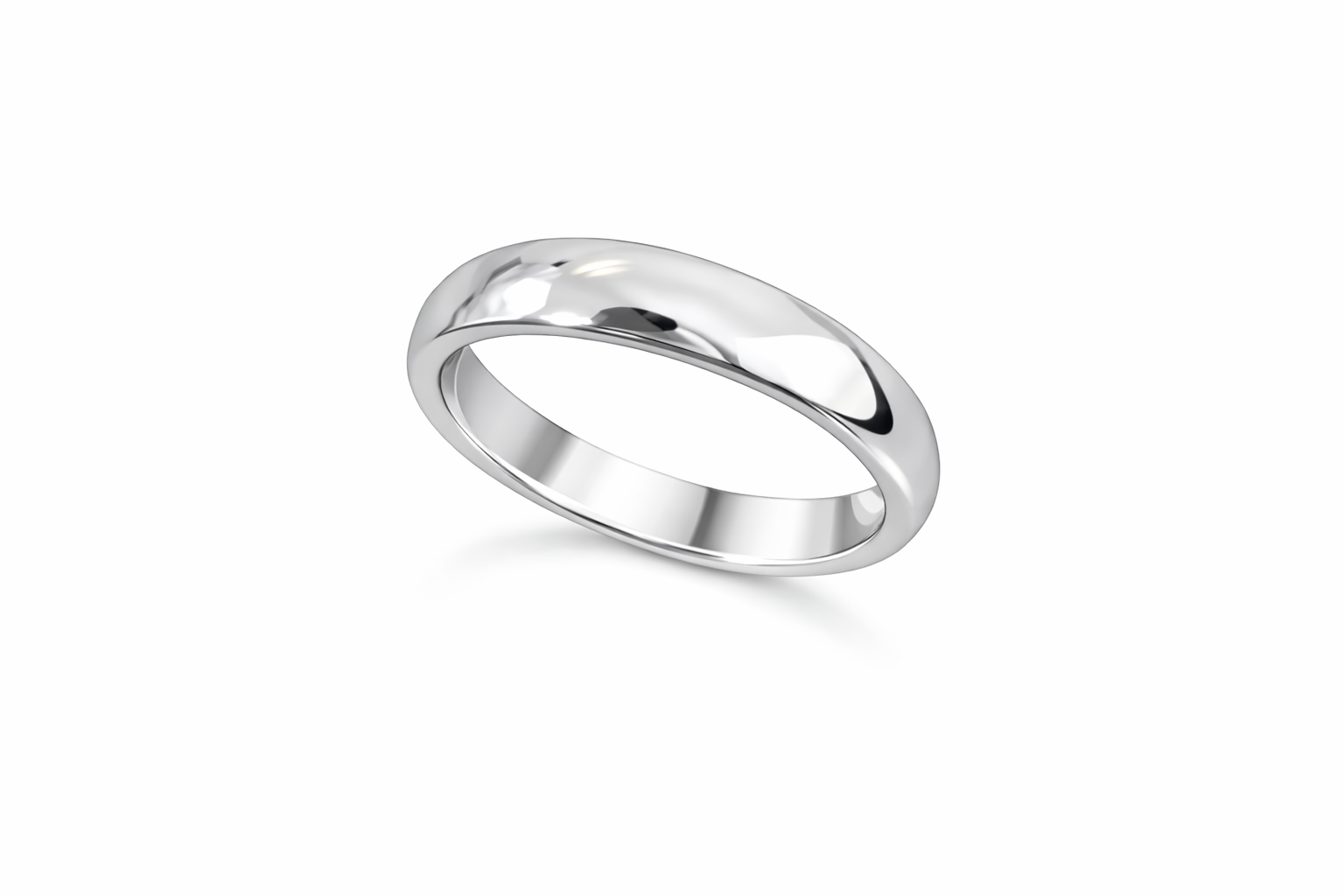 Schlicht Silber Ring Nr6