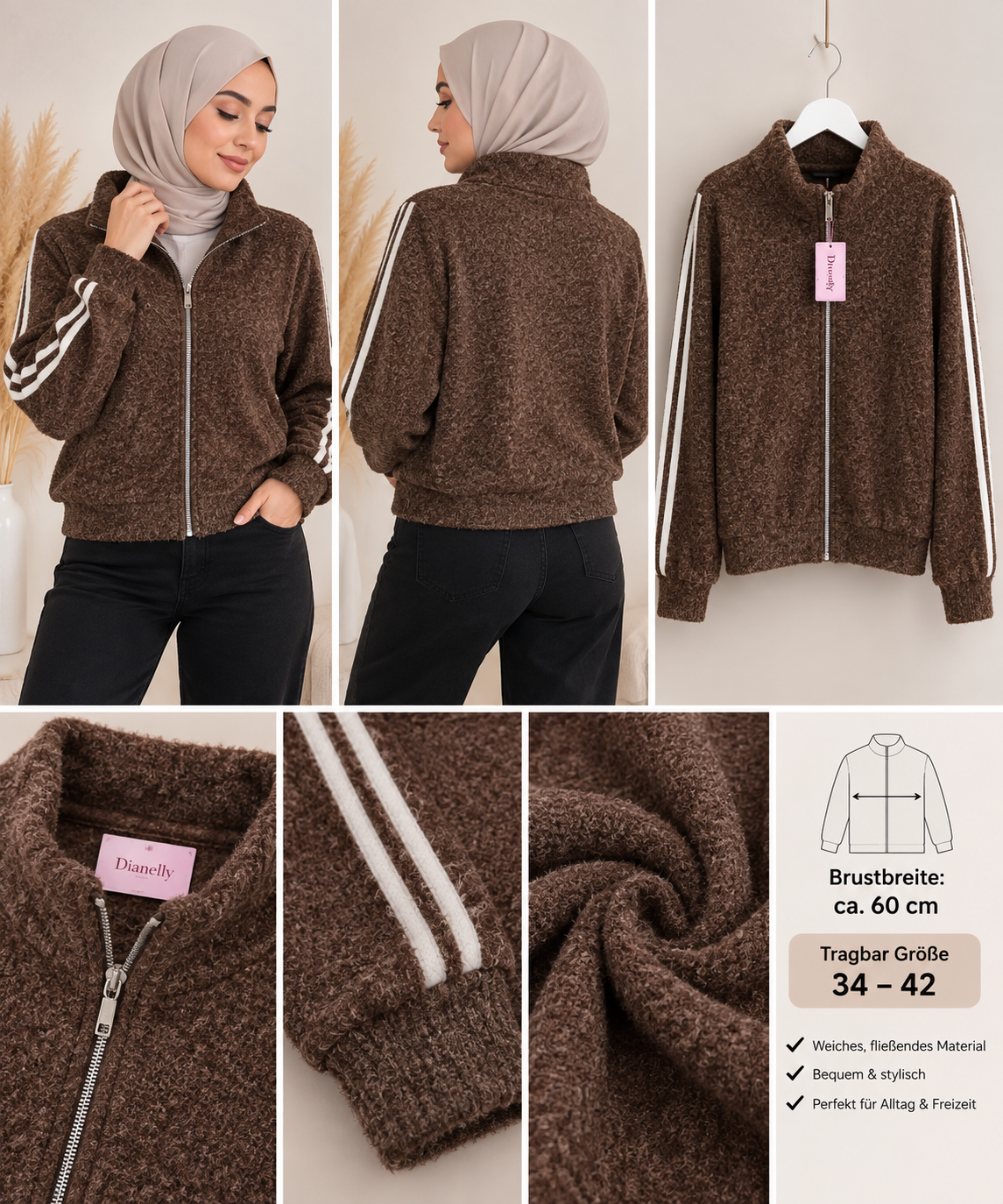 Fleece Jacke