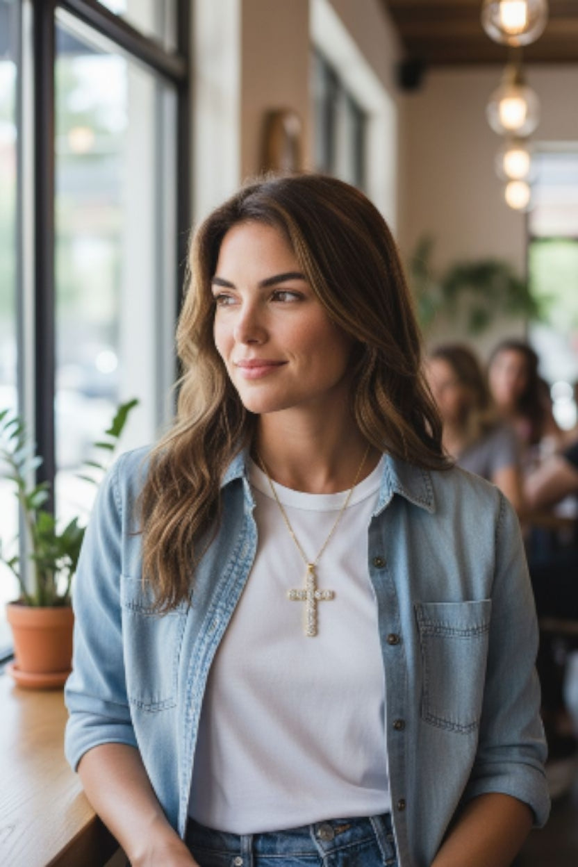 Großer Kreuz Anhänger
