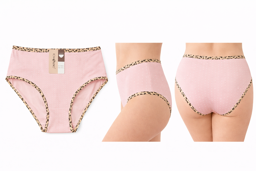 Unterhosen 6er Set mit Leoumrandung