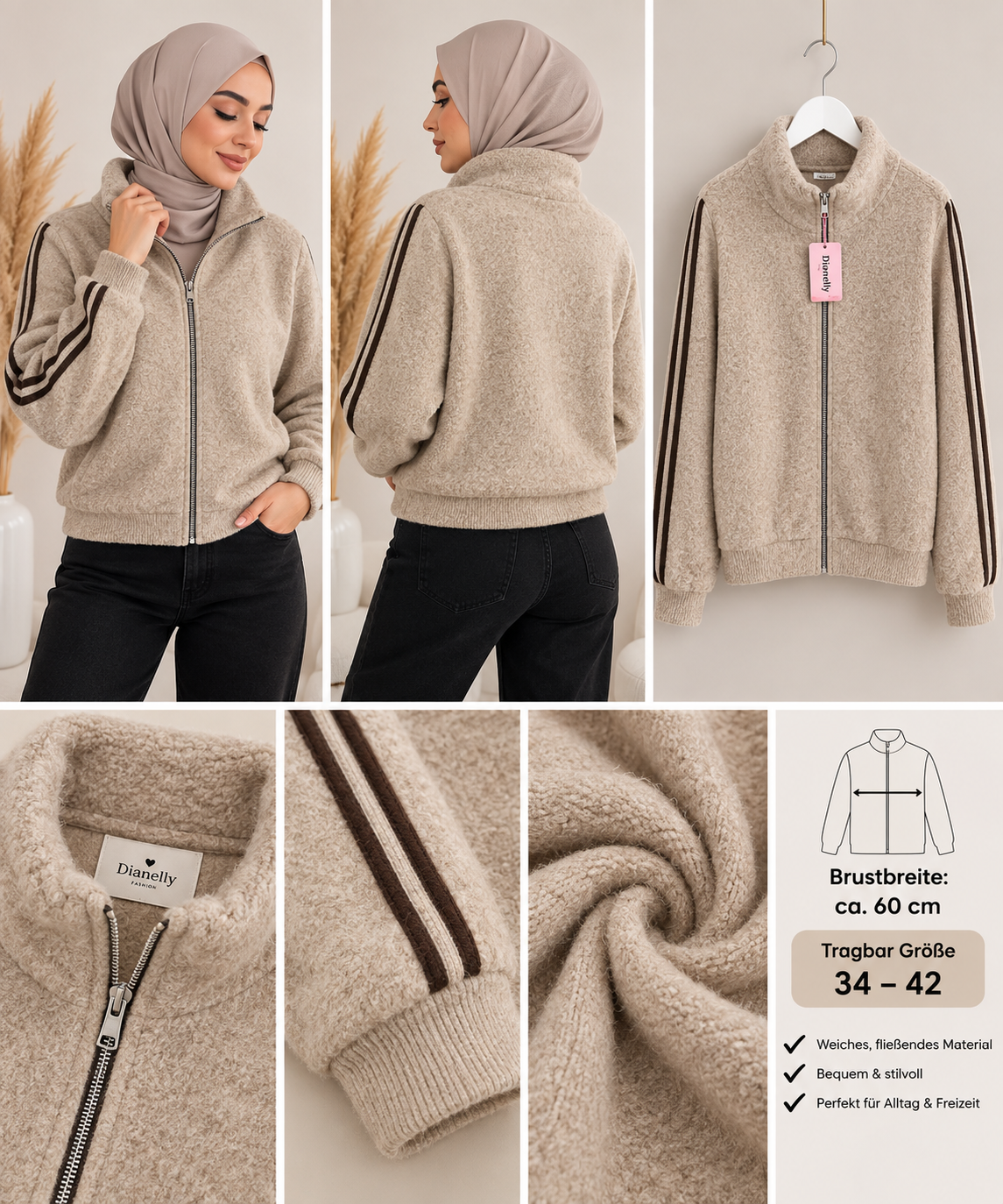 Fleece Jacke