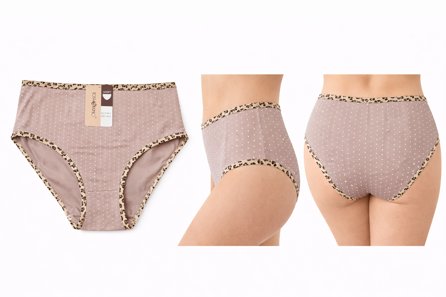 Unterhosen 6er Set mit Leoumrandung