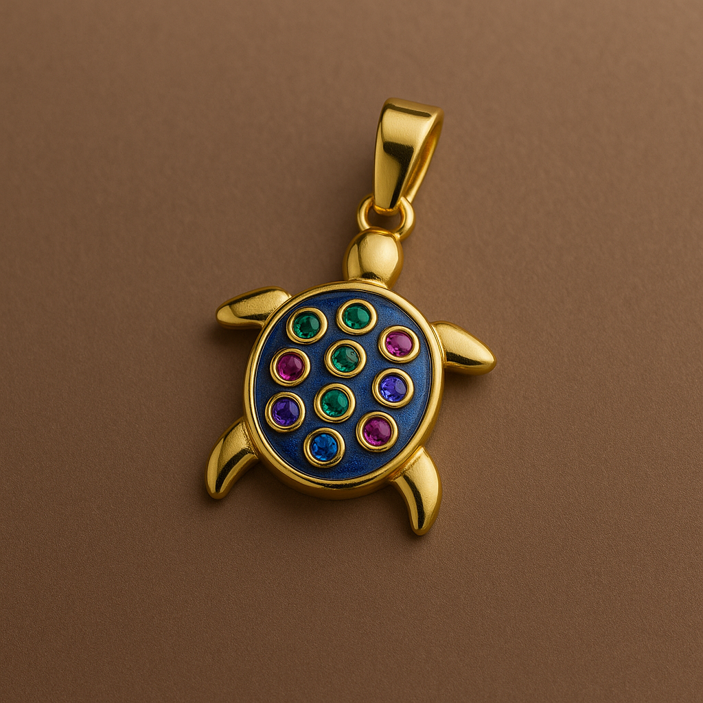 Anhänger Schildkröte Gold