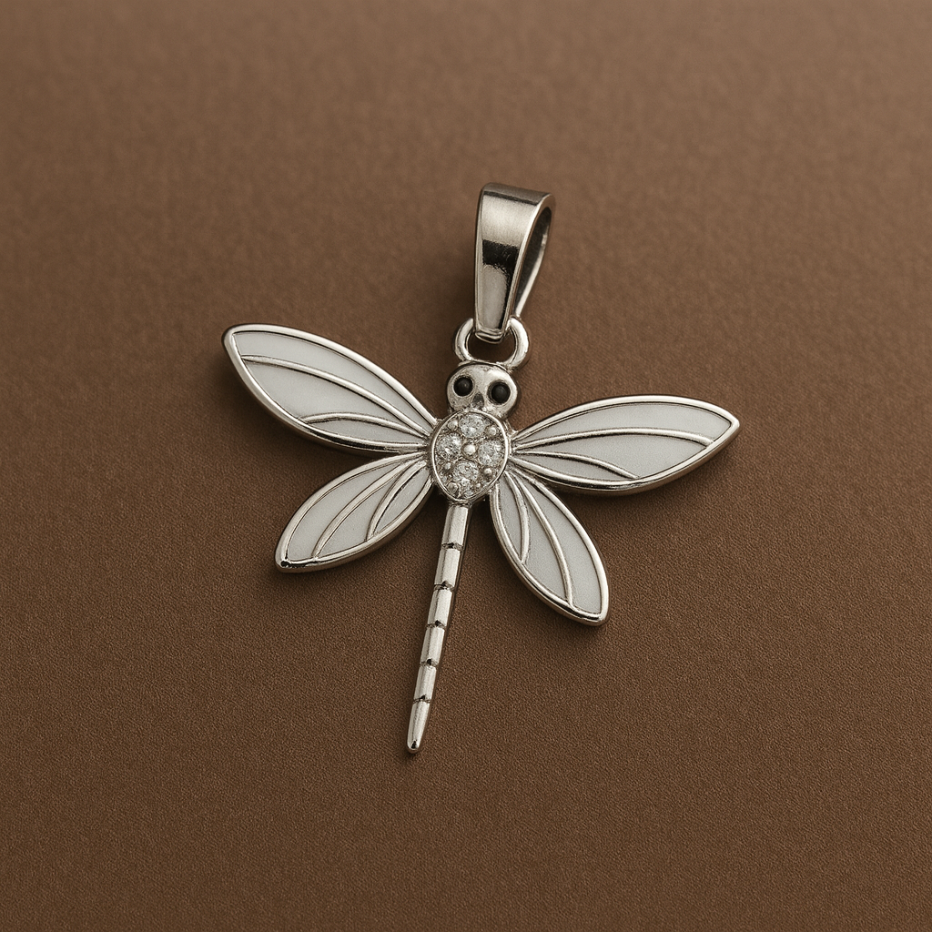 Anhänger Libelle Silber