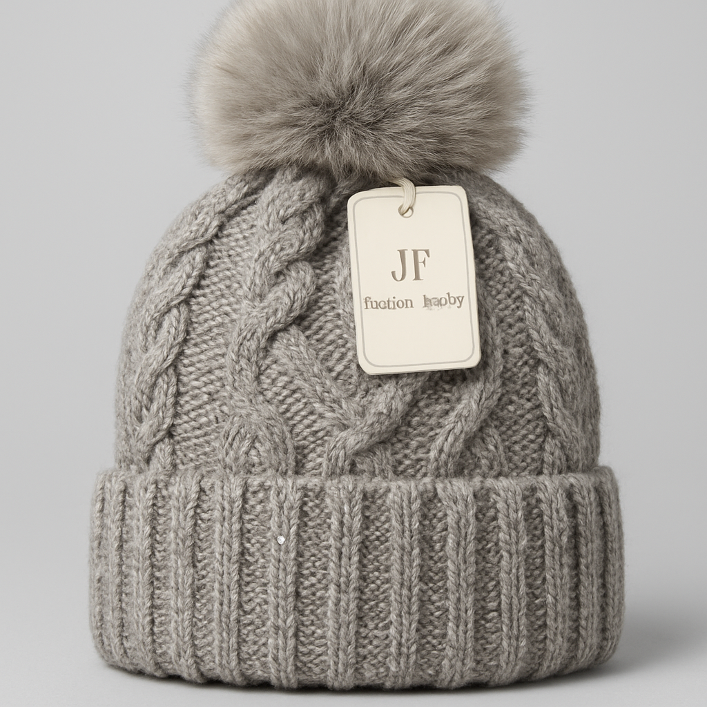 Gefütterte glitzer Mütze