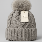 Gefütterte glitzer Mütze