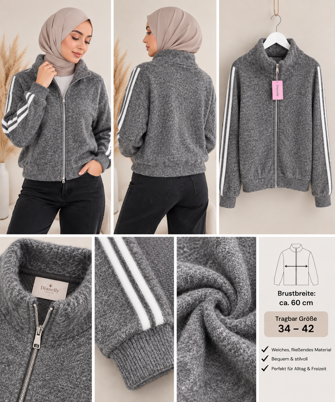 Fleece Jacke