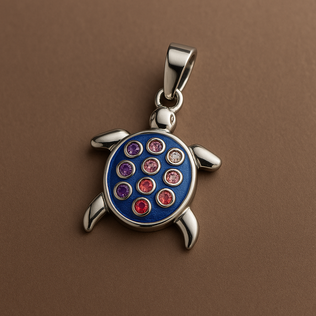 Anhänger Schildkröte silber