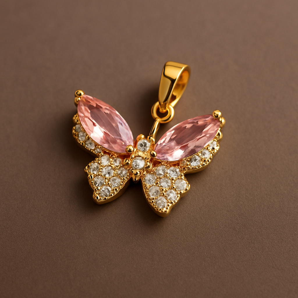 Anhänger Schmetterling Gold